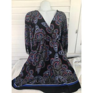 Rock by Wrangler sz S tunic top mini dress pom pom